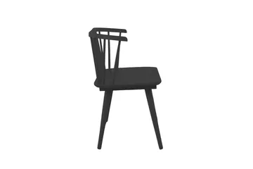 Soffbänk Bobby 120 cm i Trä - Svart - Möbler - Fåtölj & stolar - Sittbänk - Bänk med ryggstöd