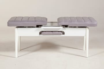 Bänk Orrest 51 cm - Vit - Möbler - Fåtölj & stolar - Sittbänk