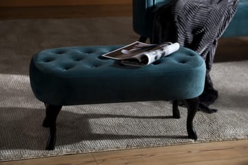 Bänk Thunia Sammet - Grön - Möbler - Fåtölj & stolar - Sittbänk