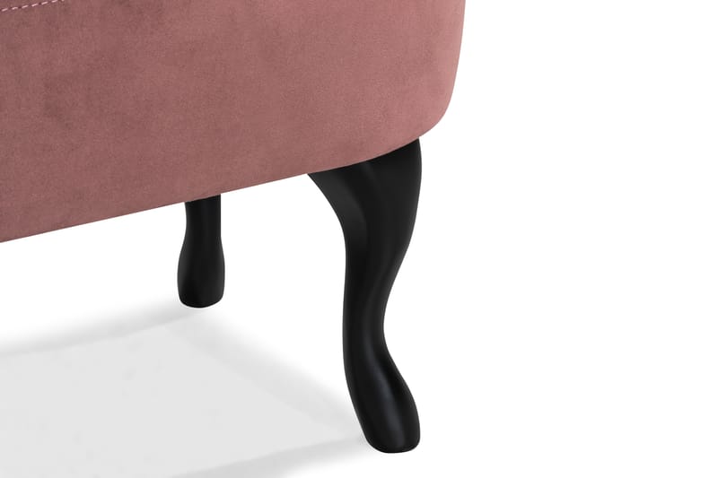 Bänk Thunia Sammet - Rostrosa - Möbler - Fåtölj & stolar - Sittbänk