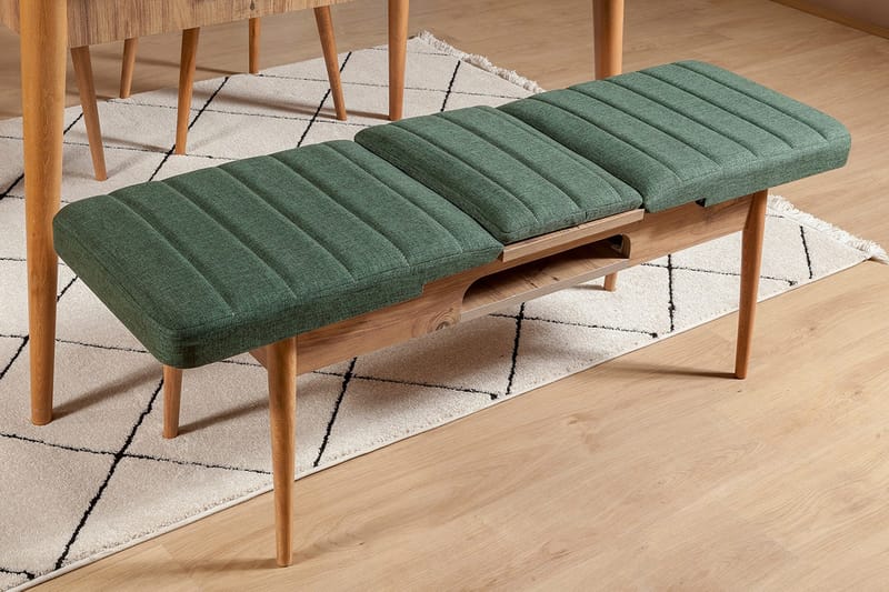 Bänk Vanlandingham 51 cm - Trä|natur|Grön - Möbler - Fåtölj & stolar - Sittbänk