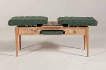 Bänk Vanlandingham 51 cm - Trä|natur|Grön - Möbler - Fåtölj & stolar - Sittbänk