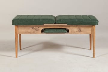 Bänk Vanlandingham 51 cm - Trä|natur|Grön - Möbler - Fåtölj & stolar - Sittbänk