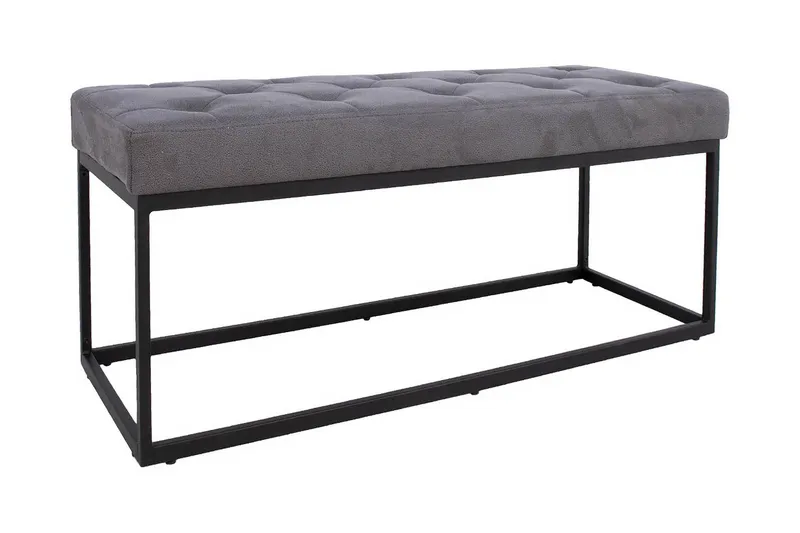 Brigite Bänk 100x35x47 cm Grå - Möbler - Fåtölj & stolar - Sittbänk