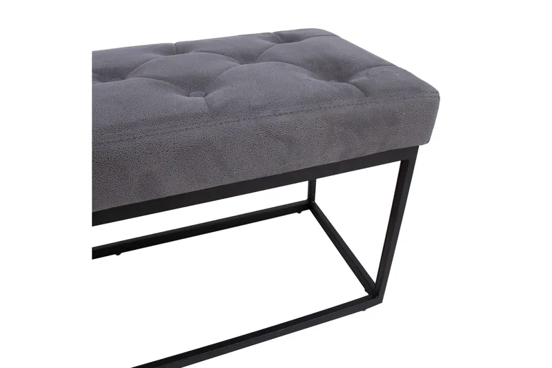 Brigite Bänk 100x35x47 cm Grå - Möbler - Fåtölj & stolar - Sittbänk