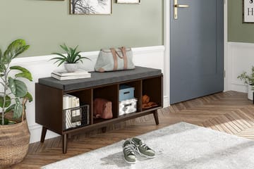 Brittany Sittbänk 118 cm Brun - Novogratz - Möbler - Fåtölj & stolar - Sittbänk