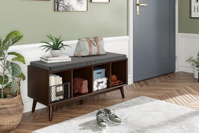 Brittany Sittbänk 118 cm Brun - Novogratz - Möbler - Fåtölj & stolar - Sittbänk