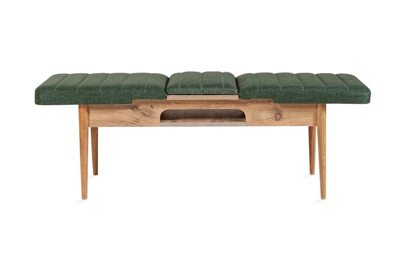 Corralez Bänk 51 cm, Trä/natur/Grön