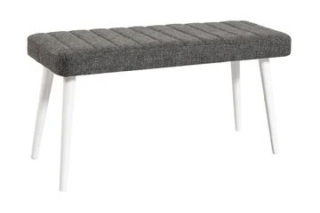 Derpele Sittbänk - Vit/Antracit - Möbler - Fåtölj & stolar - Sittbänk