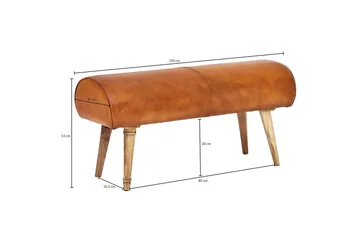 Ednesha Sittbänk - Brun - Möbler - Fåtölj & stolar - Sittbänk