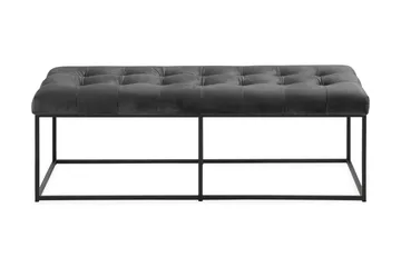 Ella Sittbänk 120 cm Rutig - Mörkgrå - Möbler - Fåtölj & stolar - Sittbänk