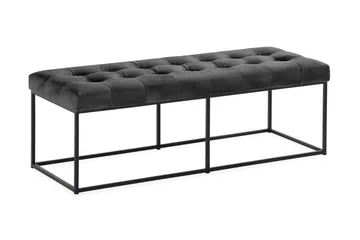 Ella Sittbänk 120 cm Rutig - Mörkgrå - Möbler - Fåtölj & stolar - Sittbänk