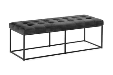 Ella Sittbänk 120 cm Rutig - Mörkgrå - Möbler - Fåtölj & stolar - Sittbänk