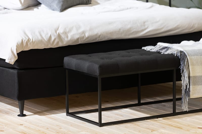 Ella Sittbänk 120 cm Rutig - Svart - Möbler - Fåtölj & stolar - Sittbänk