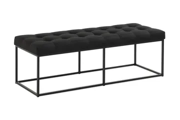 Ella Sittbänk 120 cm Rutig - Svart - Möbler - Fåtölj & stolar - Sittbänk