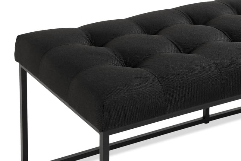Ella Sittbänk 120 cm Rutig - Svart - Möbler - Fåtölj & stolar - Sittbänk