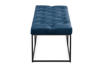 Ella Sittbänk 120cm Djuphäftad - Blå/Sammet - Möbler - Fåtölj & stolar - Sittbänk