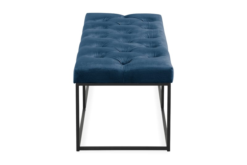 Ella Sittbänk 120cm Djuphäftad - Blå/Sammet - Möbler - Fåtölj & stolar - Sittbänk