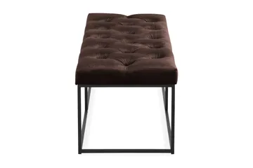 Ella Sittbänk 120cm Djuphäftad - Brun/Sammet - Möbler - Fåtölj & stolar - Sittbänk