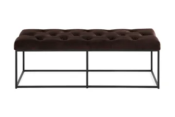 Ella Sittbänk 120cm Djuphäftad - Brun/Sammet - Möbler - Fåtölj & stolar - Sittbänk