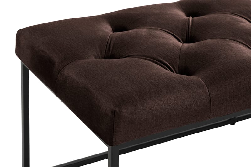 Ella Sittbänk 120cm Djuphäftad - Brun/Sammet - Möbler - Fåtölj & stolar - Sittbänk