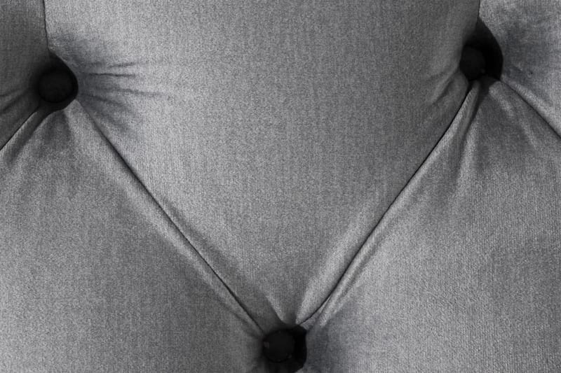 Ella Sittbänk 120cm Djuphäftad - Grå/Sammet - Möbler - Fåtölj & stolar - Sittbänk