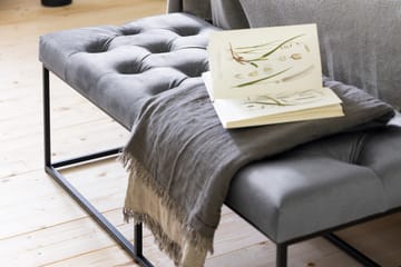 Ella Sittbänk 120cm Djuphäftad - Grå/Sammet - Möbler - Fåtölj & stolar - Sittbänk