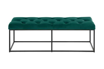 Ella Sittbänk 120cm Djuphäftad - Grön/Sammet - Möbler - Fåtölj & stolar - Sittbänk