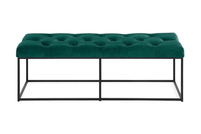Ella Sittbänk 120cm Djuphäftad - Grön/Sammet - Möbler - Fåtölj & stolar - Sittbänk