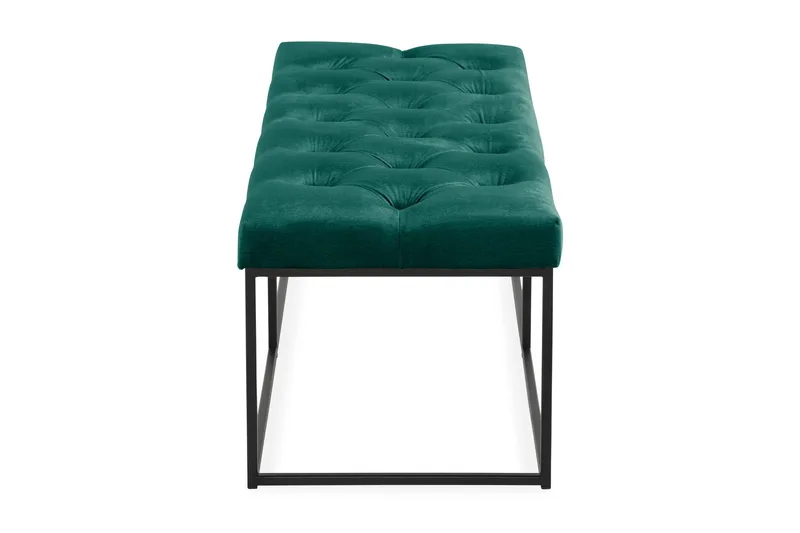 Ella Sittbänk 120cm Djuphäftad - Grön/Sammet - Möbler - Fåtölj & stolar - Sittbänk