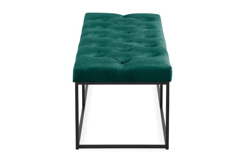 Ella Sittbänk 120cm Djuphäftad - Grön/Sammet - Möbler - Fåtölj & stolar - Sittbänk