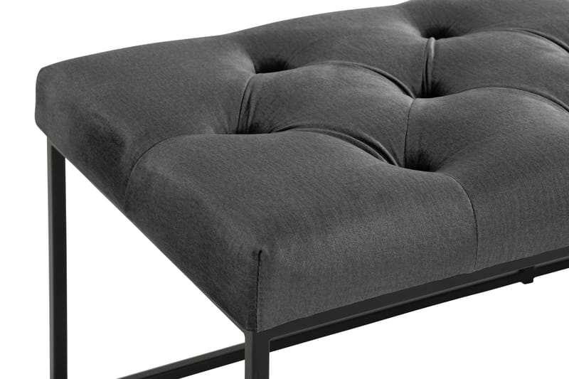 Ella Sittbänk 120cm Djuphäftad - Mörkgrå - Möbler - Fåtölj & stolar - Sittbänk