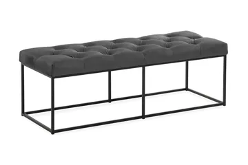 Ella Sittbänk 120cm Djuphäftad - Mörkgrå - Möbler - Fåtölj & stolar - Sittbänk