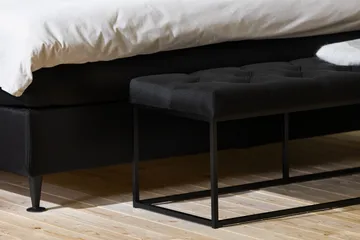 Ella Sittbänk 120cm Djuphäftad - Svart - Möbler - Fåtölj & stolar - Sittbänk