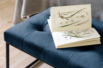 Ella Sittbänk 120cm Rutig - Blå/Sammet - Möbler - Fåtölj & stolar - Sittbänk