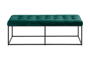 Ella Sittbänk 120cm Rutig - Grön/Sammet - Möbler - Fåtölj & stolar - Sittbänk