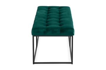 Ella Sittbänk 120cm Rutig - Grön/Sammet - Möbler - Fåtölj & stolar - Sittbänk