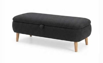 Elvaris Bänk 90x45x30 cm - Antracitgrå - Möbler - Fåtölj & stolar - Sittbänk