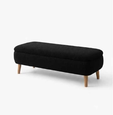 Elvaris Bänk 90x45x30 cm - Svart - Möbler - Fåtölj & stolar - Sittbänk
