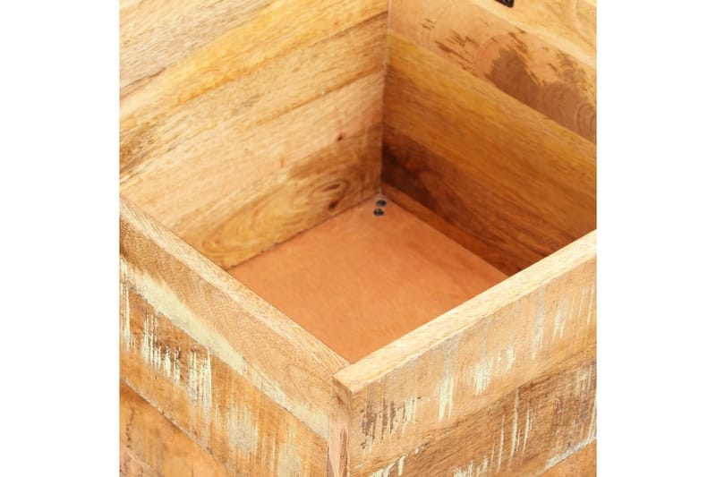 Förvaringsbänk massivt återvunnet trä 40x40x45 cm - Brun - Sittbänk - Hallbänk