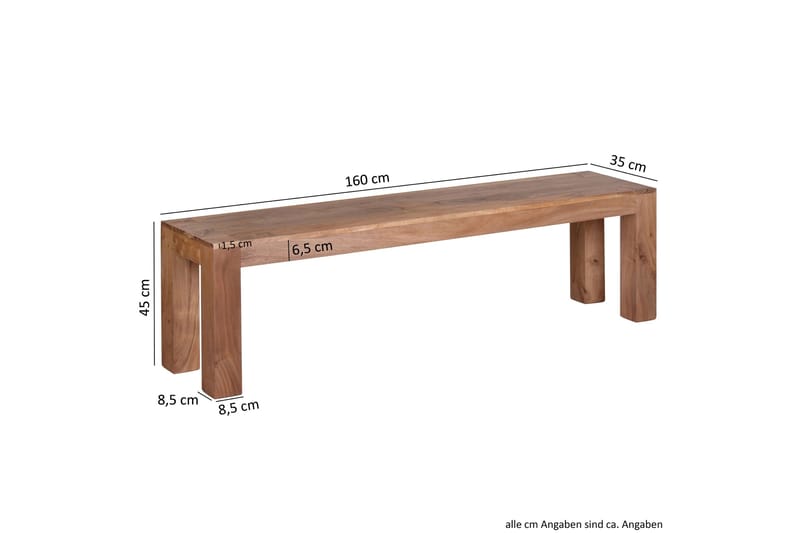 Falat Sittbänk - Brun - Möbler - Fåtölj & stolar - Sittbänk