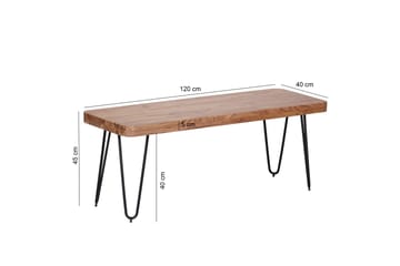 Fumiyo Sittbänk - Brun - Möbler - Fåtölj & stolar - Sittbänk