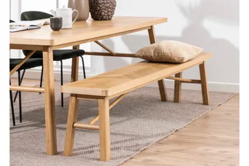 Galwa Sittbänk - Svart/Matt Ek - Möbler - Fåtölj & stolar - Sittbänk