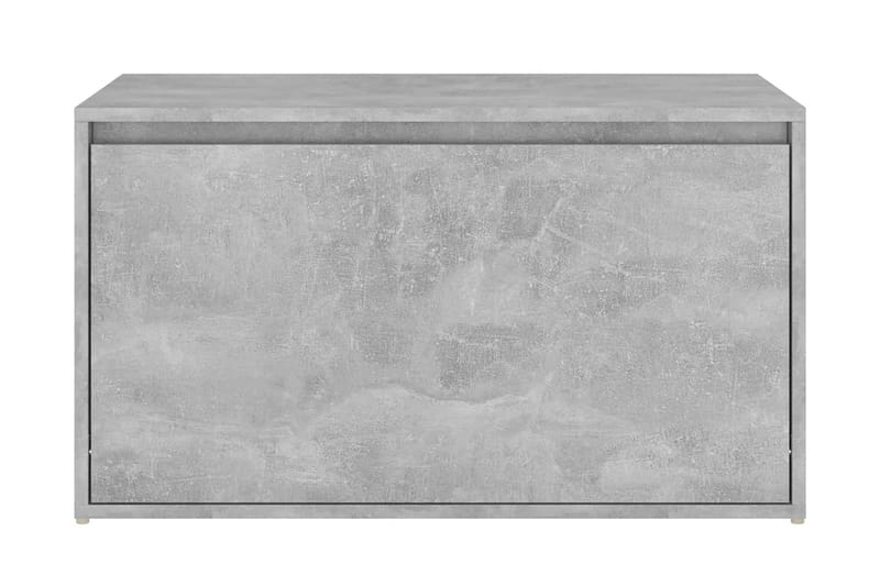 Hallbänk betonggrå 80x40x45 cm spånskiva - Grå - Sittbänk - Hallbänk