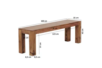 Makar Sittbänk - Trä/natur - Möbler - Fåtölj & stolar - Sittbänk