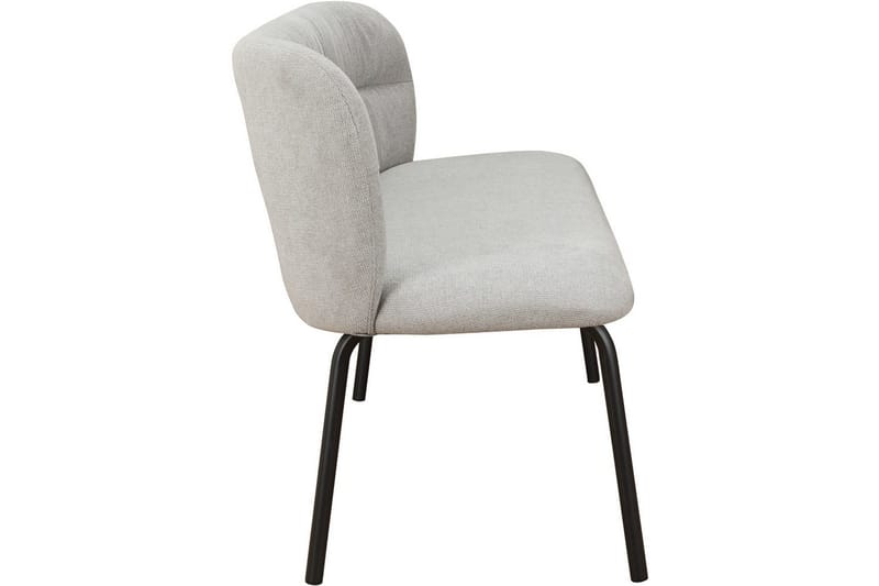 Matbänk Casey Antracit - Antracit - Möbler - Fåtölj & stolar - Sittbänk - Bänk med ryggstöd