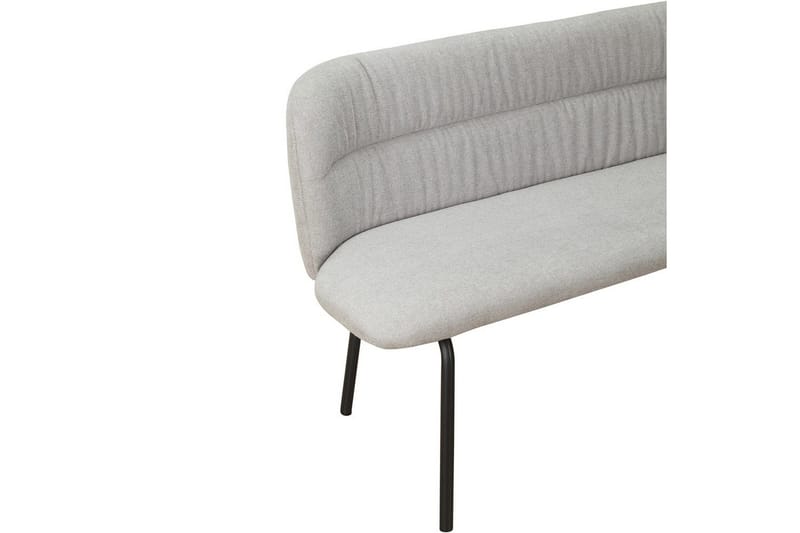 Matbänk Casey Antracit - Antracit - Möbler - Fåtölj & stolar - Sittbänk - Bänk med ryggstöd