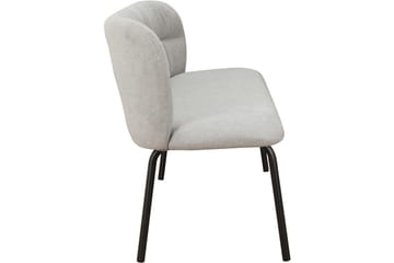 Matbänk Casey Antracit - Antracit - Möbler - Fåtölj & stolar - Sittbänk - Bänk med ryggstöd