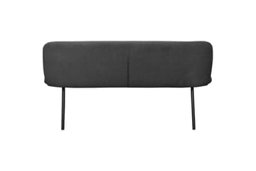 Matbänk Casey Grå - Grå - Möbler - Fåtölj & stolar - Sittbänk - Bänk med ryggstöd