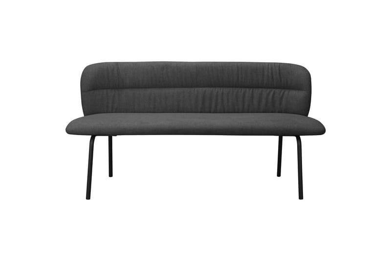 Matbänk Casey Grå - Grå - Möbler - Fåtölj & stolar - Sittbänk - Bänk med ryggstöd